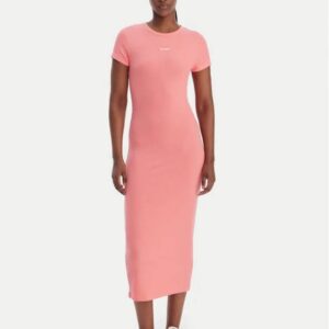 Tommy Jeans dámské růžové šaty DW0DW22339TIE M