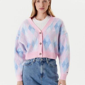 Tommy Jeans dámský vzorovaný svetr DW0DW21180 M