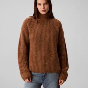 Calvin Klein dámský hnědý svetr LV044D361G041 XS