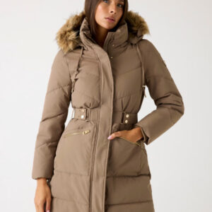 Guess dámská béžová bunda W5BL45WGJR2-F1AX XS