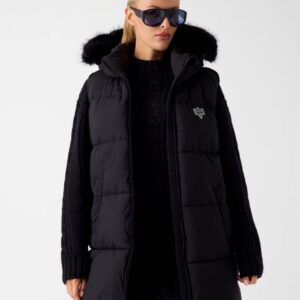 Guess dámská černá vesta W5BL81W3282-JBLK L