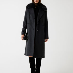 Guess dámský šedý kabát W5BL19W2642-H901 L