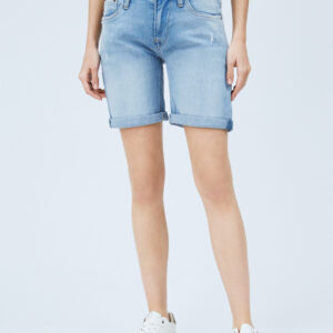 Pepe Jeans dámské modré džínové šortky Poppy PL800493PC0000 29