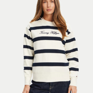 Tommy Hilfiger dámská bílo modrá mikina WW0WW457430FG M