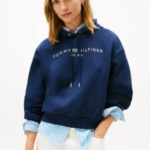 Tommy Hilfiger dámská modrá mikina WW0WW47832C1G XL