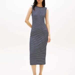 Tommy Hilfiger dámské pruhované šaty WW0WW493110X3 XL