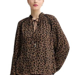 Guess dámská halenka se zvířecím vzorem W5BH74WGLA2-P1UK M