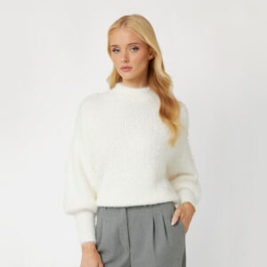 Guess dámský bílý svetr W4BR25Z3BH0 S