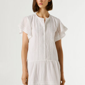 Pepe Jeans dámské bílé šaty DESTIN PL9537785-800 S