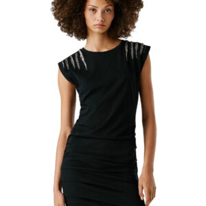 Pepe Jeans dámské černé šaty PL9537726999 S