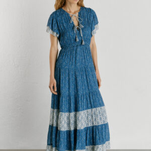 Pepe Jeans dámské modré šaty EVA PL9537775-543 L