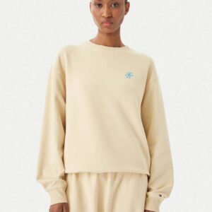 Tommy Hilfiger dámská béžová mikina  WW0WW48724AEX XL