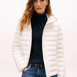 Tommy Hilfiger dámská bílá bunda WW0WW47753-YA8 L