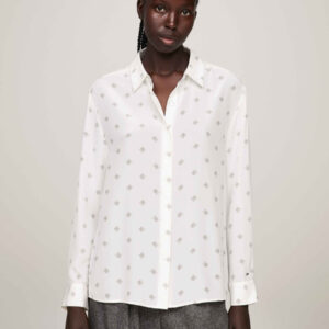 Tommy Hilfiger dámská bílá košile WW0WW40421 40