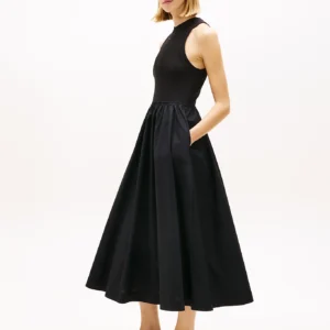 Tommy Jeans dámské černé šaty DW0DW22593BDS XL