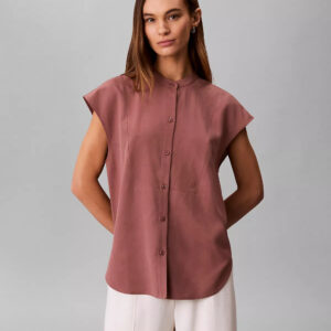 Calvin Klein dámská hnědá košile LV047F109G41J XS