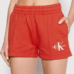 Calvin Klein dámské červené teplákové šortky J20J218042 L