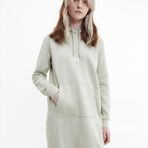 Calvin Klein dámské zelené mikinové šaty J20J219930 S