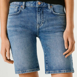 Pepe Jeans dámské modré džínové šortky PL80000384UB-JEA 32