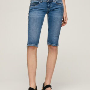 Pepe Jeans dámské modré džínové šortky PL801005HQ5000 32