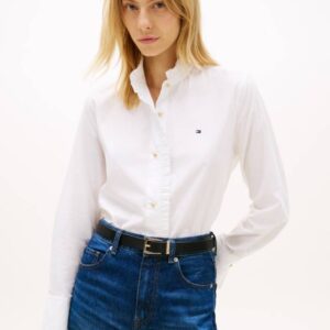 Tommy Hilfiger dámská bílá košile WW0WW48900YCF 42