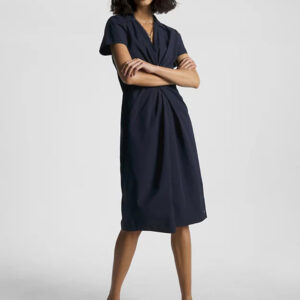 Tommy Hilfiger dámské tmavě modré šaty WW0WW39380 34/R