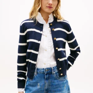 Tommy Hilfiger dámský bavlněný kardigan WW0WW496170X1 L