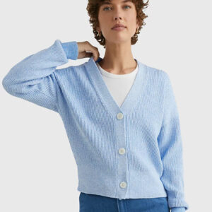 Tommy Hilfiger dámský modrý svetr WW0WW38536 L