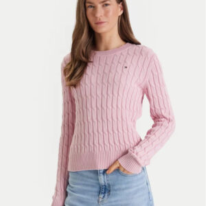 Tommy Hilfiger dámský růžový svetr WW0WW47644TPG M