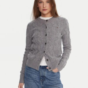 Tommy Hilfiger dámský šedý svetr WW0WW47463P03 L
