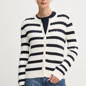 Tommy Hilfiger pruhovaný svetr WW0WW465140FG M