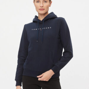 Tommy Jeans dámská modrá mikina DW0DW17324 XL
