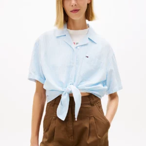 Tommy Jeans dámská pruhovaná košile DW0DW222100A6 L