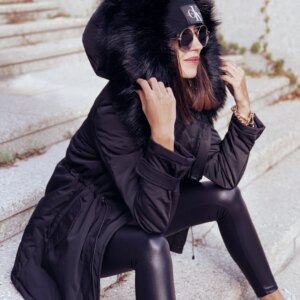 Parka Perfect/black Velikost: M