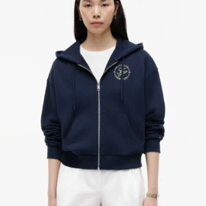 Tommy Hilfiger dámská tmavě modrá mikina WW0WW50938-C1G XL