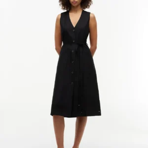 Tommy Hilfiger dámské černé šaty WW0WW50083-BDS 34