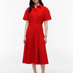 Tommy Hilfiger dámské červené šaty WW0WW49875-XNF 42