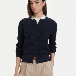 Tommy Hilfiger dámský modrý svetr WW0WW43329-C1G XL
