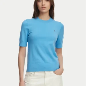 Tommy Hilfiger dámský modrý svetřík WW0WW49705C10 S