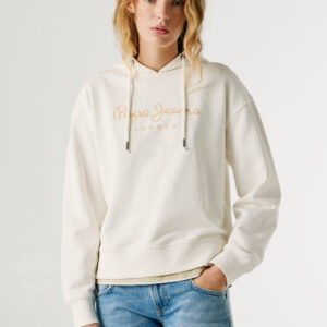 Pepe Jeans dámská antická bílá mikina PL5800066-807 S