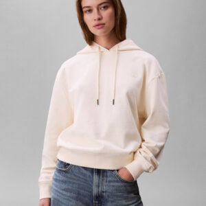 Calvin Klein dámská krémová mikina LV047C224GF7J L