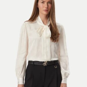 Tommy Hilfiger dámská krémová halenka WW0WW52238-YA8 38