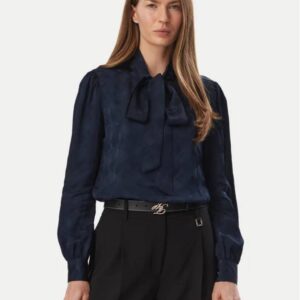 Tommy Hilfiger dámská tmavě modrá halenka WW0WW52238-C1G 34