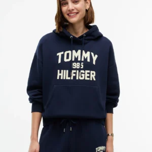 Tommy Hilfiger dámská tmavě modrá mikina WW0WW52356-C1G S