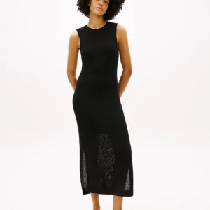 Tommy Hilfiger dámské černé šaty WW0WW50723BDS M