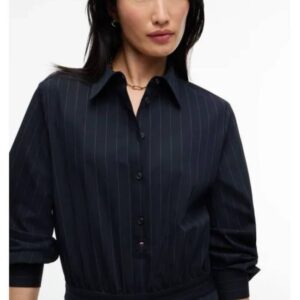 Tommy Hilfiger dámské pruhované šaty WW0WW51591-0BI 42