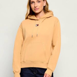 Tommy Jeans dámská béžová mikina DW0DW23296-AB5 XL