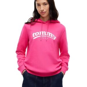 Tommy Jeans dámská růžová mikina DW0DW23289-T1K L