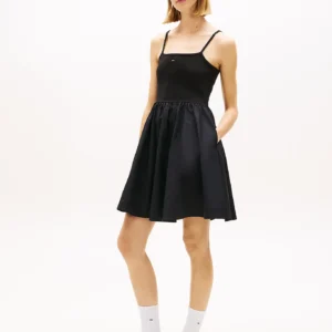 Tommy Jeans dámské černé šaty DW0DW22352BDS M
