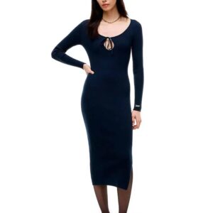 Tommy Jeans dámské modré šaty DW0DW23309-C1G XS